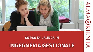 Laurea in Ingegneria gestionale [upl. by Gilda]