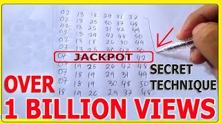 Secret Lottery Strategy to win the Jackpot and Consolation Prizes [upl. by Nyladam909]