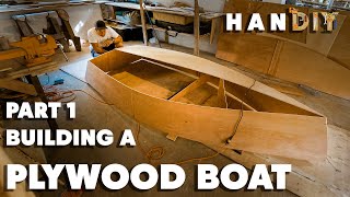 Building a Plywood Boat  Part 1 Building the Hull [upl. by Ingmar]