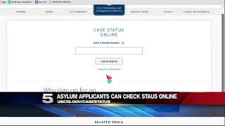 USCIS Asylum Application Status Can Now be Checked Online [upl. by Ainimreh]