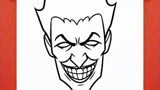 HOW TO DRAW THE JOKER [upl. by Ilam]