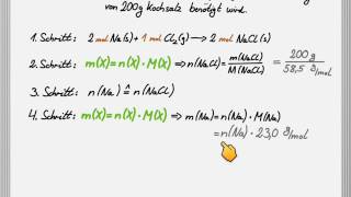 Stöchiometrie  Chemisches Rechnen [upl. by Ciccia]