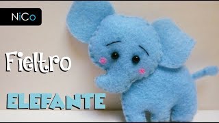 Elefante Tutorial  Fieltro o Paño lenci [upl. by Giuseppe964]