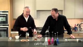 How to make a frappé coffee using an aerolatte milk frother [upl. by Waterer]