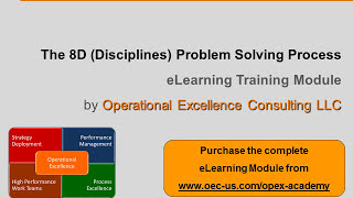 Operational Excellence 101  5 The 8D Problem Solving Process [upl. by Aihtnys]