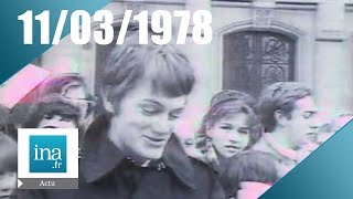 20h Antenne 2 du 11 mars 1978  Claude François est mort  nArchive INA [upl. by Gunilla90]