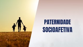 Paternidade socioafetiva [upl. by Guzel]