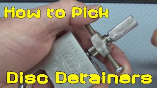 791 How to Pick Disc Detainer Locks [upl. by Anirbys]