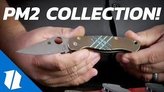 Huge Spyderco Paramilitary 2 Collection  Knife Banter Ep 29 [upl. by Gainor]