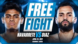 Emanuel Navarrete vs Pitufo Diaz  FREE FIGHT [upl. by Sherilyn]