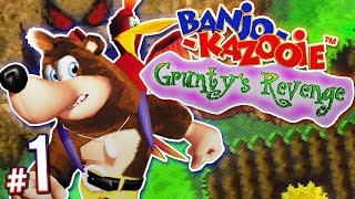 Banjo Kazooie Gruntys Revenge  100 Playthrough  PART 1 [upl. by Ttenneb]