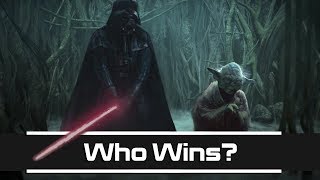 Darth Vader VS Yoda Who Wins [upl. by Harahs704]