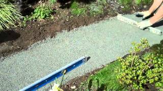 How to build a flagstone walkway part I [upl. by Wiencke]