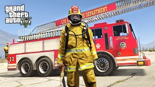 REALISTIC FIREFIGHTER MOD GTA 5 Mods [upl. by Delisle]