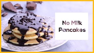 How to Make Pancakes Without Milk  Fustanycom [upl. by Artnoed]