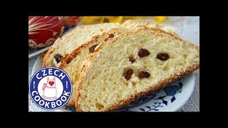 Easter Bread Recipe  Mazanec  Czech Cookbook [upl. by Loziram]