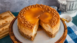 The BEST Salted Caramel Cheesecake [upl. by Dunc]