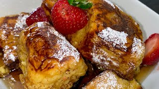 HAWAIIAN ROLL FRENCH TOAST 🍞 🧈 VIRAL RECIPE TIKI TOAST [upl. by Tandi400]