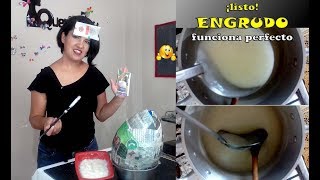 Como hacer Engrudo  how to make Engrudo  Flour Pasta [upl. by Ahsyla]