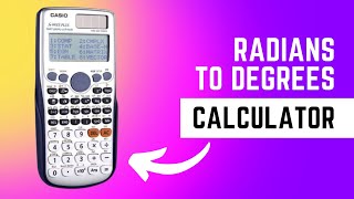 Converting radians to degrees [upl. by Wolcott588]