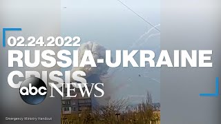 RussiaUkraine Crisis February 24 2022 [upl. by Pesek]