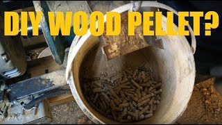 DIY Wood Pellet Machine for Pellet Stove [upl. by Dodwell]