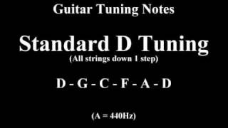 Guitar Tuning Notes  1 Step Down [upl. by Ntisuj475]