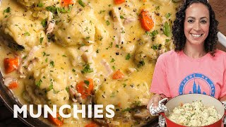 Chicken amp Dumplings A Classic Comfort Food  The Cooking Show [upl. by Kucik]