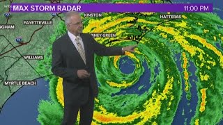 11PM Hurricane Florence Update [upl. by Viehmann]