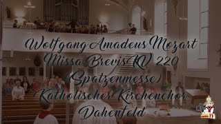 WA Mozart  Spatzenmesse  Messe in CDur KV 220  Kirchenchor Dahenfeld [upl. by Thaxter577]