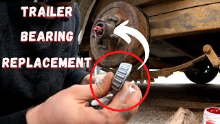 Hendrickson suspension bushing replacement on semi trailer [upl. by Bruni]