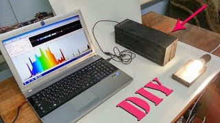 How to Make DIY Spectrometer  Optical spectrum analyzer  Light analysis [upl. by Cart964]