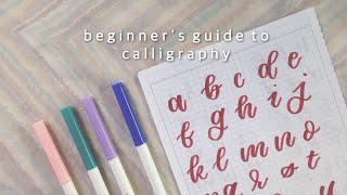 how to beginners guide to calligraphy [upl. by Anelah]