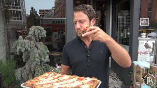 Barstool Pizza Review  310 Bowery Bar Pizza Featuring 9x World Champion Pizza Maker [upl. by Zetrauq]