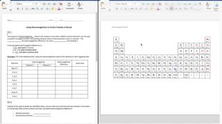 How to calculate Electronegativity [upl. by Eilsil]