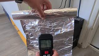 Does aluminium foil block radiation [upl. by Skilken]