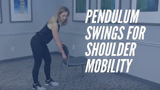 Pendulum Swings  Shoulder Mobility Exercise  CORE Chiropractic [upl. by Kcirdnek866]