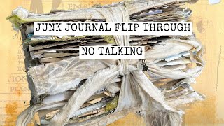 NOTALKING Junk Journal Flip ThroughJunk Journal Tour [upl. by Esahc]