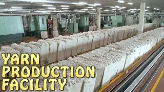 Yarn Manufacturing Process  Cotton  How its Made [upl. by Gerladina]