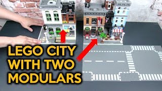 Start a Custom LEGO City Layout with Just TWO Modular Buildings [upl. by Ball]