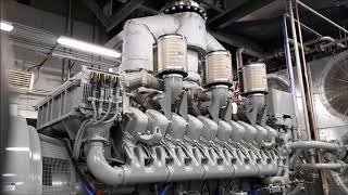 MTU Onsite 20V4000 Diesel Engine Full Load Test [upl. by Baese225]