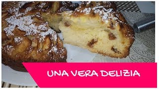 Torta Mele e Uvetta Facile Veloce Buonissima Da non perdere [upl. by Eliathan929]