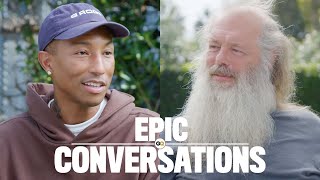 Pharrell and Rick Rubin Have an Epic Conversation  GQ [upl. by Nhtanhoj]