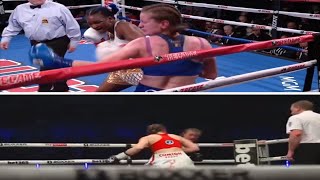 Claressa Shields vs Savannah Marshall Fight Highlights [upl. by Ainesej904]