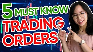 5 Types of ORDERS You Must Know For Trading [upl. by Wrand]