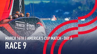 36th Americas Cup  Race 9 [upl. by Laeynad293]