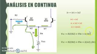 AMPLIFICADOR DIFERENCIAL Análisis DC y AC [upl. by Htebasile]