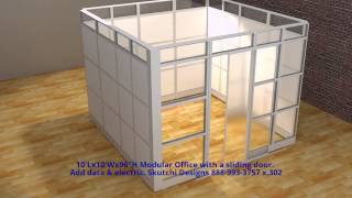 Modular Office Demountable Walls and Cubicles [upl. by Barkley]