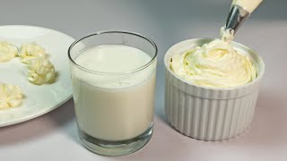 How to Make Whipped Cream from Milk [upl. by Kliment839]