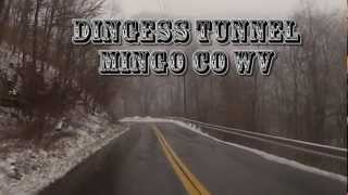 Dingess Tunnel Mingo Co WV GOPRO Hero 2 Snowing [upl. by Oniuqa417]